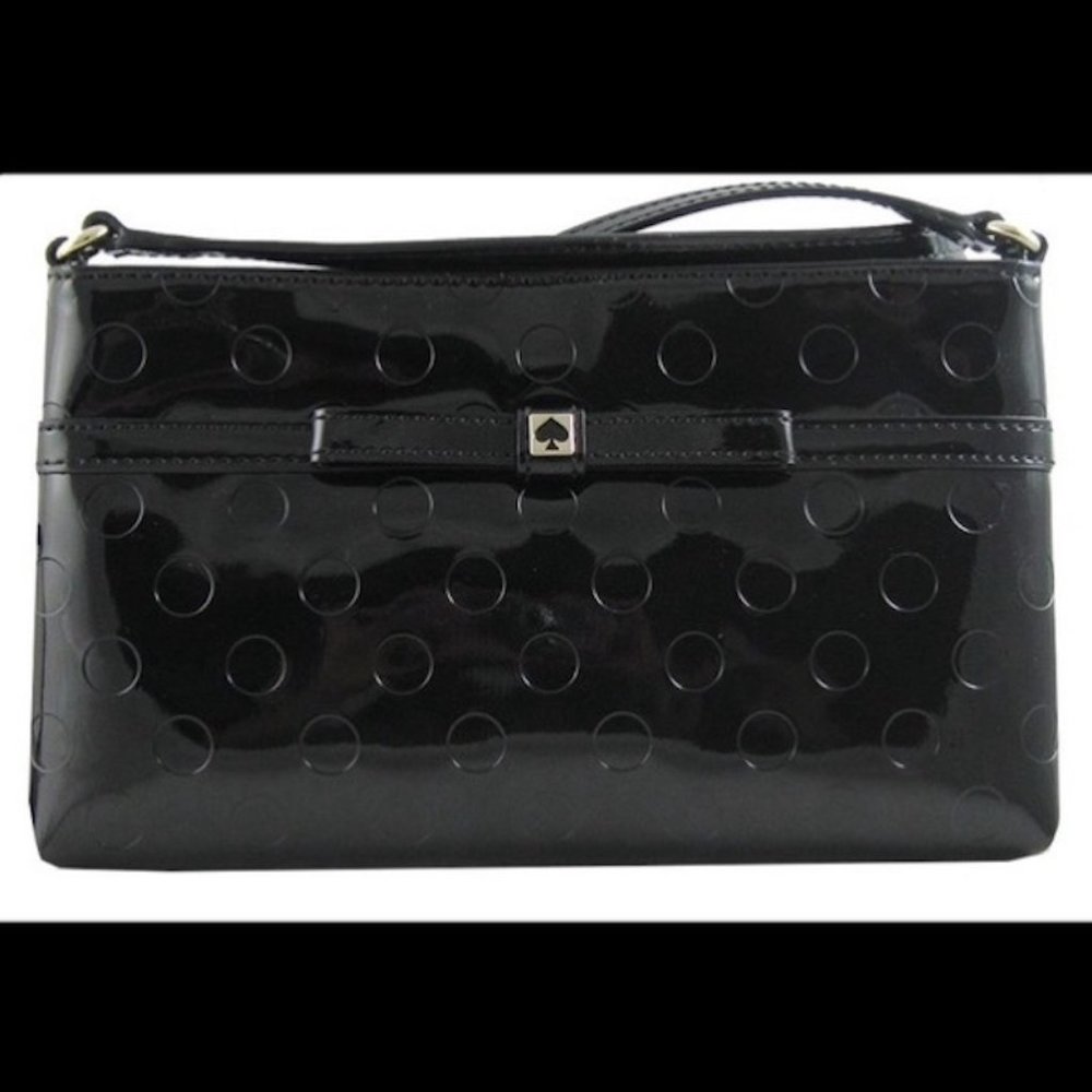 Kate Spade Black "Amy Camellia Street" Small Shoulder Crossbody Bag - Picture 13 of 16